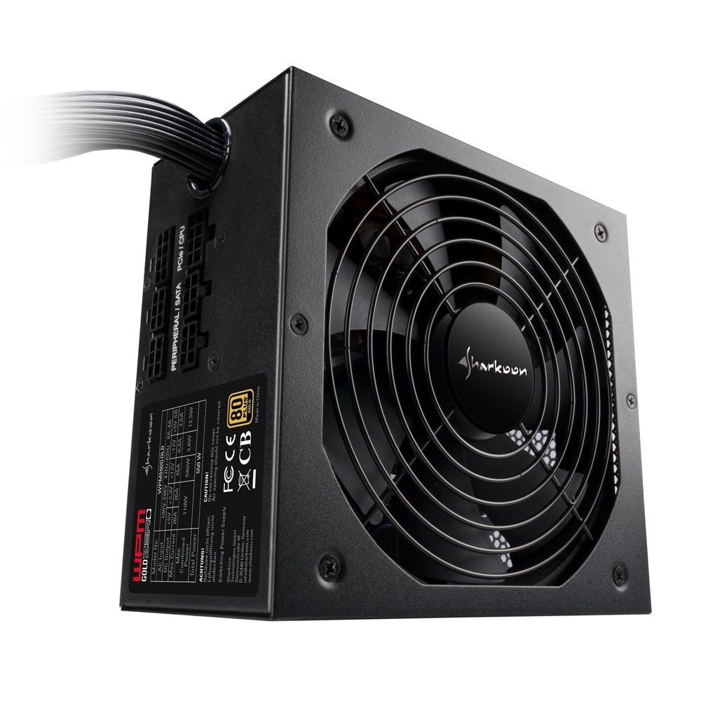 EAN 4044951026555 - Sharkoon WPM Gold ZERO unidad de fuente de alimentación 650 W 24-pin ATX ATX Negro imagen 1