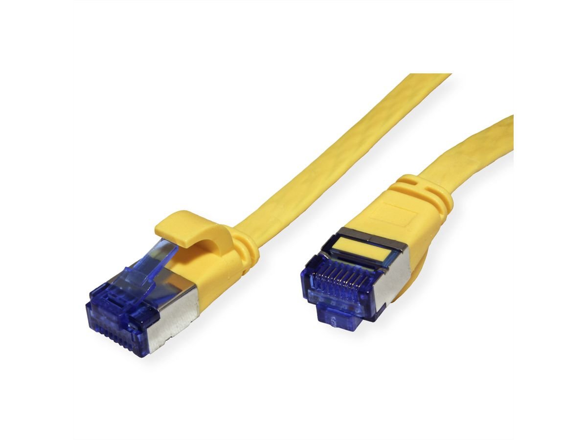Value Cable De Red Cat.6a (Class Ea) Ftp, Extra-Flach, Gelb, 5 M