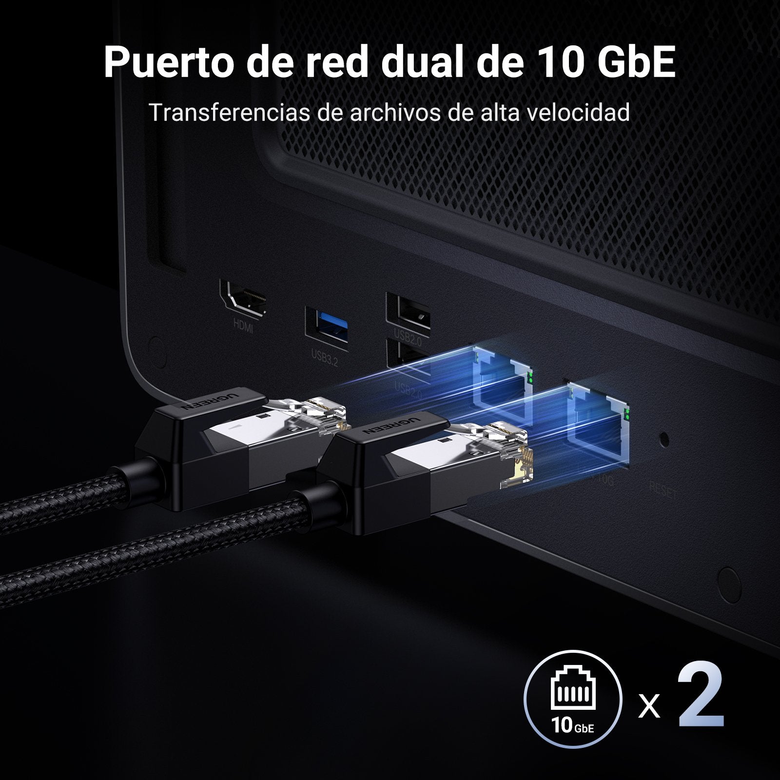 EAN 6941876231270 - Ugreen NASync DXP8800Plus NAS Escritorio Intel® Core™ i5 i5-1235U 8 GB DDR5 0 TB UGOS Pro imagen 5