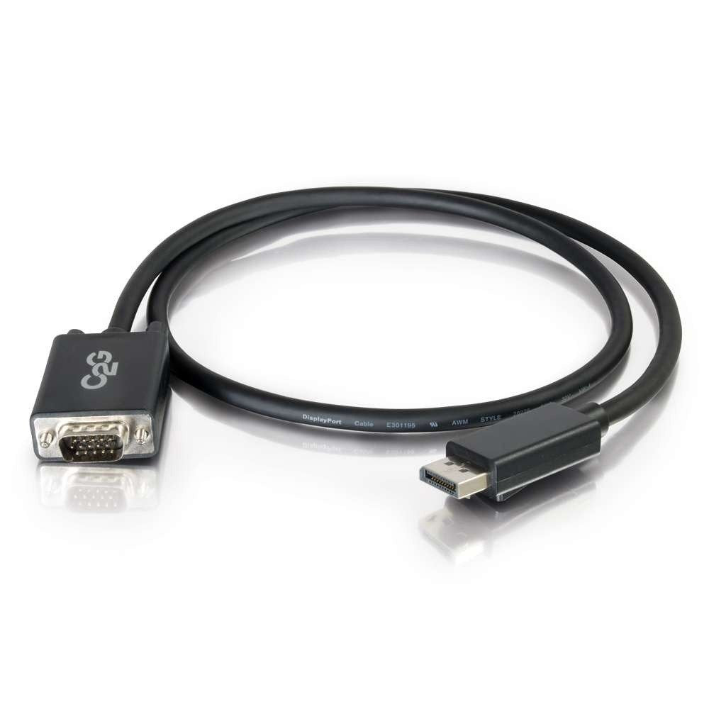 EAN 0757120543329 - C2G 54332 1,83 m DisplayPort VGA (D-Sub) Negro imagen 2