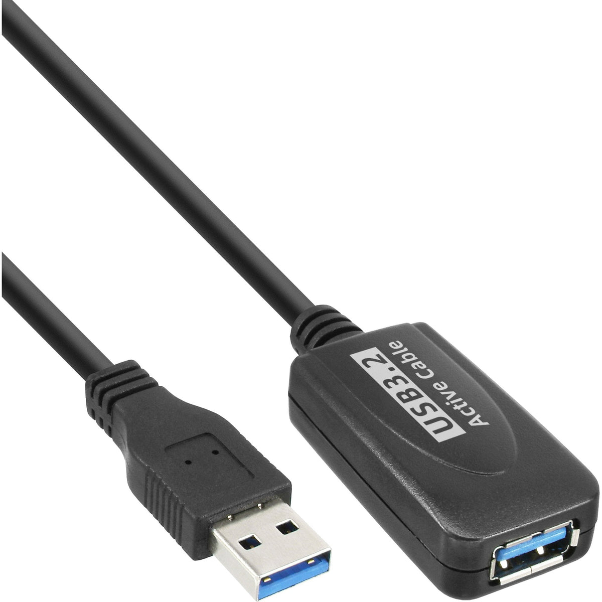 Inline Usb 3.2 Gen 1 Cable Repetidor Activo Tipo A Macho A Tipo A Hembra Negro 5m