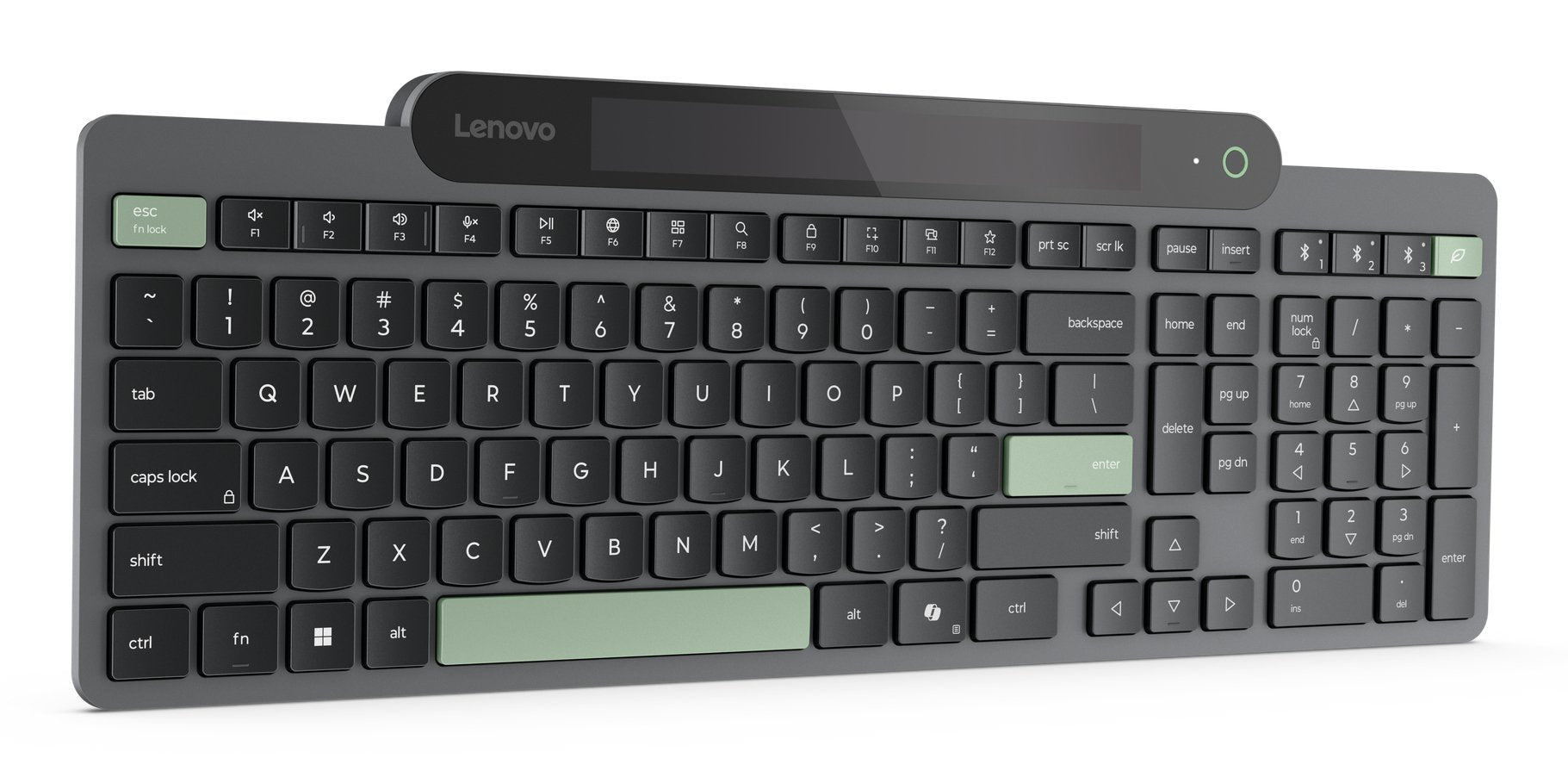 Lenovo 4y41r69489 Teclado Hogar / Oficina Bluetooth Inglés De Ee. Uu. Negro, Verde
