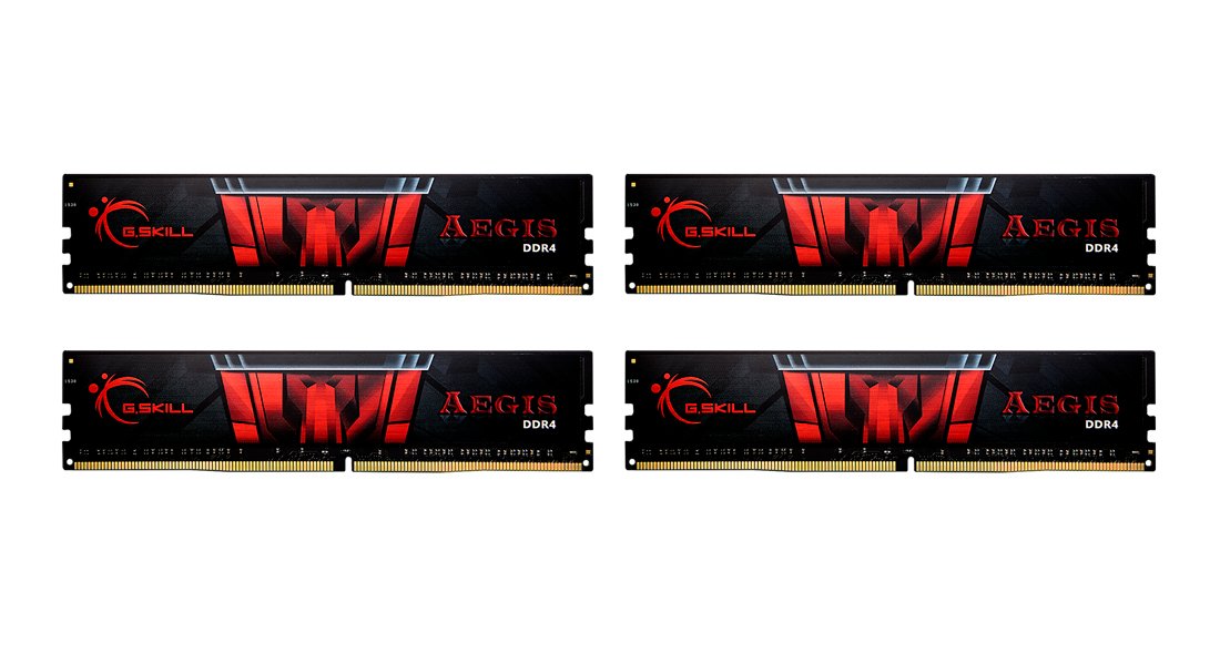 EAN 4713294224422 - G.Skill Aegis F4-3200C16Q-64GIS módulo de memoria 64 GB 4 x 16 GB DDR4 288-pin DIMM imagen 1