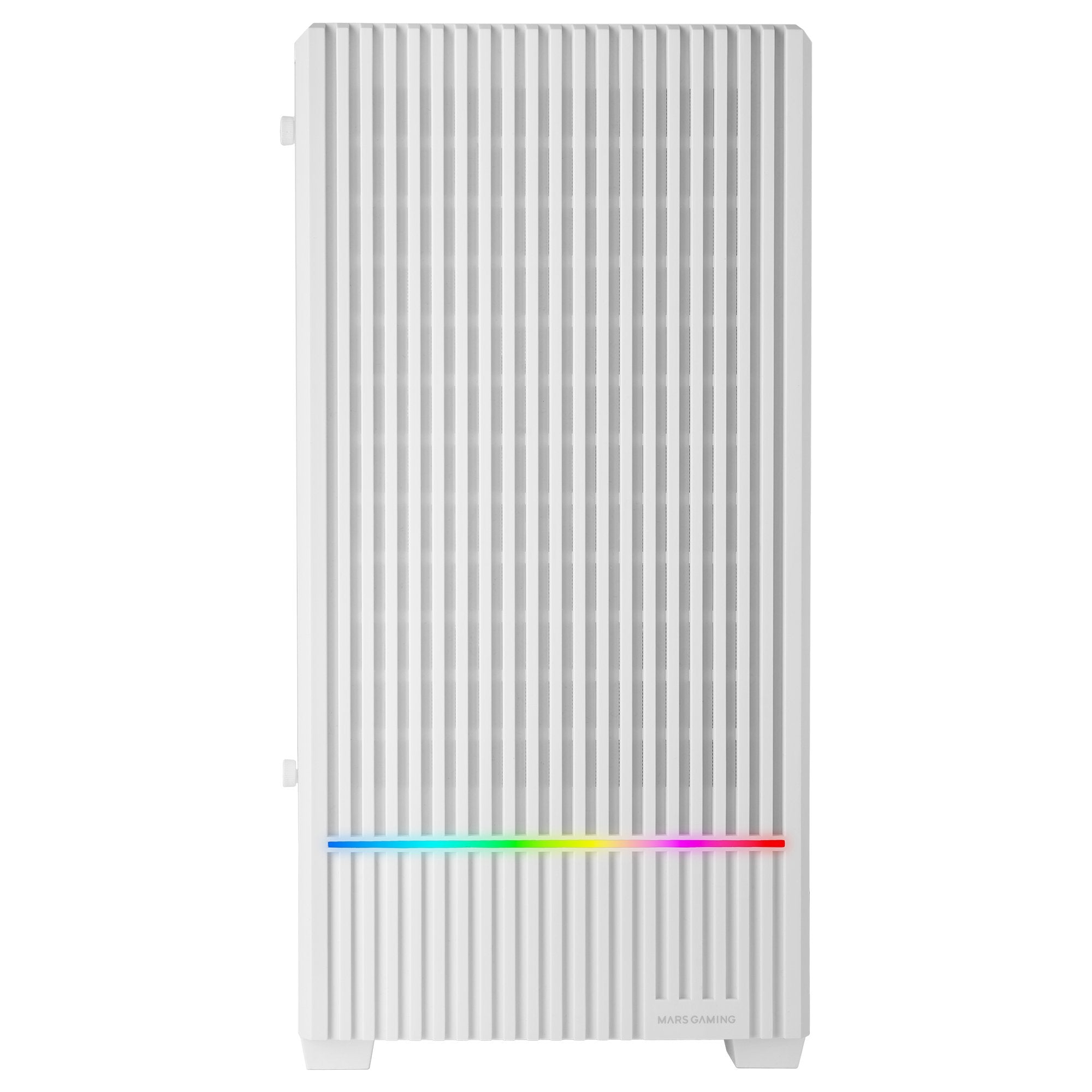 Caja Pc Atx Semitorre Mars Gaming Mc-Quantum Doble Cristal Templado Argb Gpu 335mm Blanco