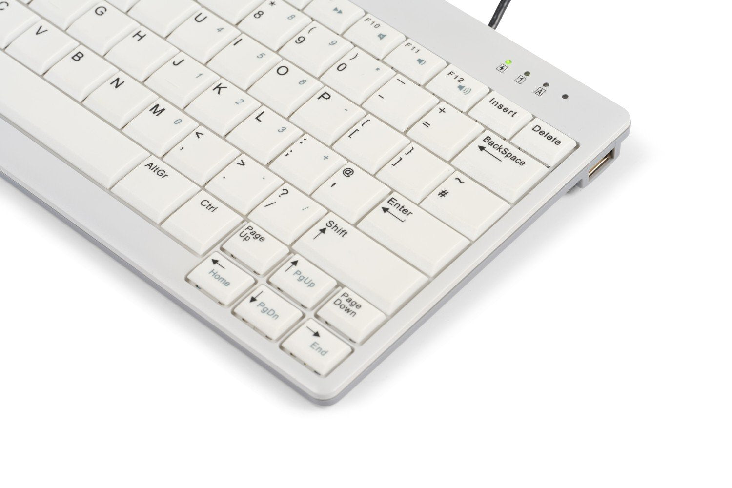 Bakkerelkhuizen Ultraboard 950 V2 Teclado Oficina Usb Qwerty Inglés De Ee. Uu. Gris Oscuro, Gris Claro