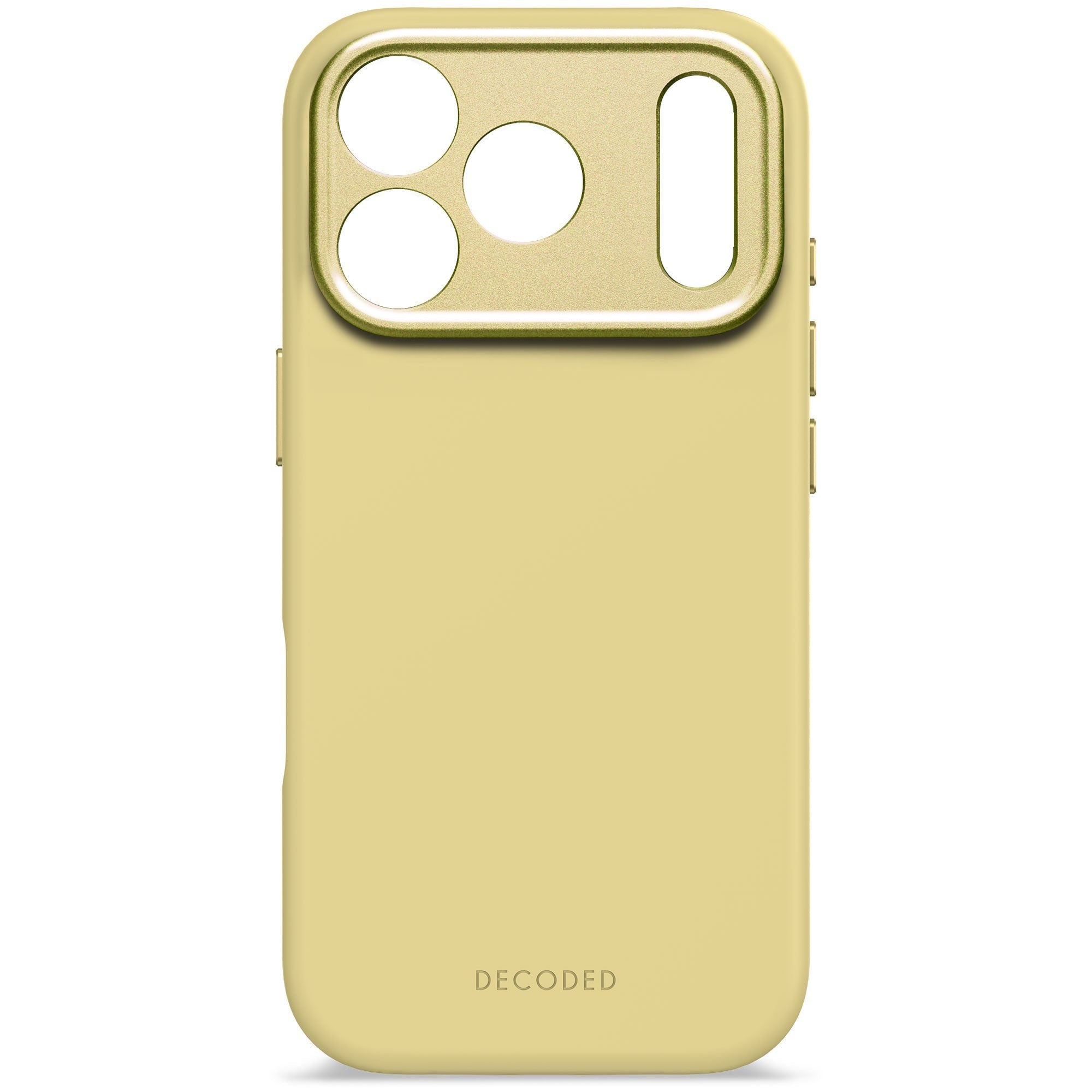 Decoded Silicone Backcover Apple Iphone 17 Pro Yuma Yellow Funda Para Iphone 17 Pro 16 Cm (6.3") Amarillo