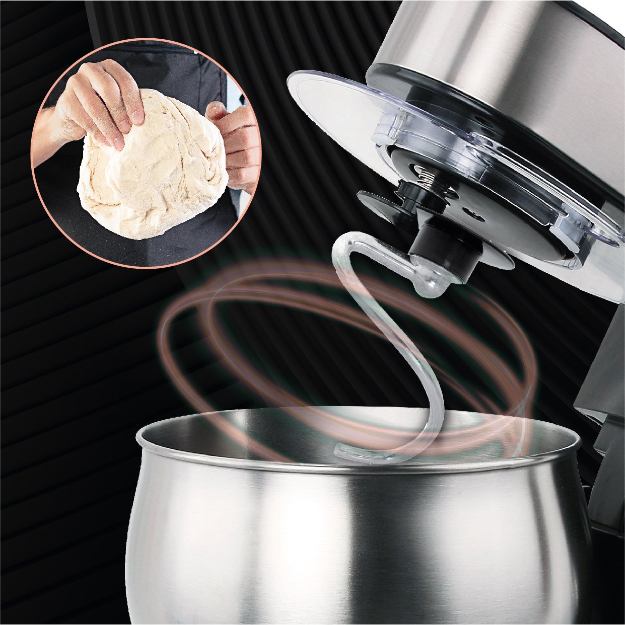 Robot De Cocina Camry Premium Cr 4223  2000 W 5 L Plata
