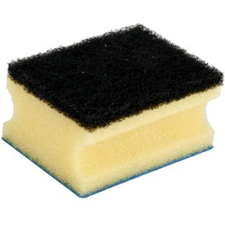 Vileda 139787 Esponja Rectangular Fibra Negro, Azul, Amarillo 3 Pieza(S)