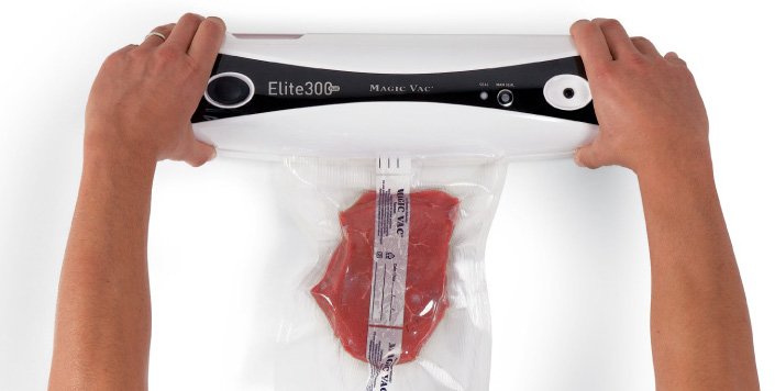 EAN 8018294010614 - Magic Vac Elite 300 plus sellador al vacío 780 mbar Negro, Blanco imagen 4