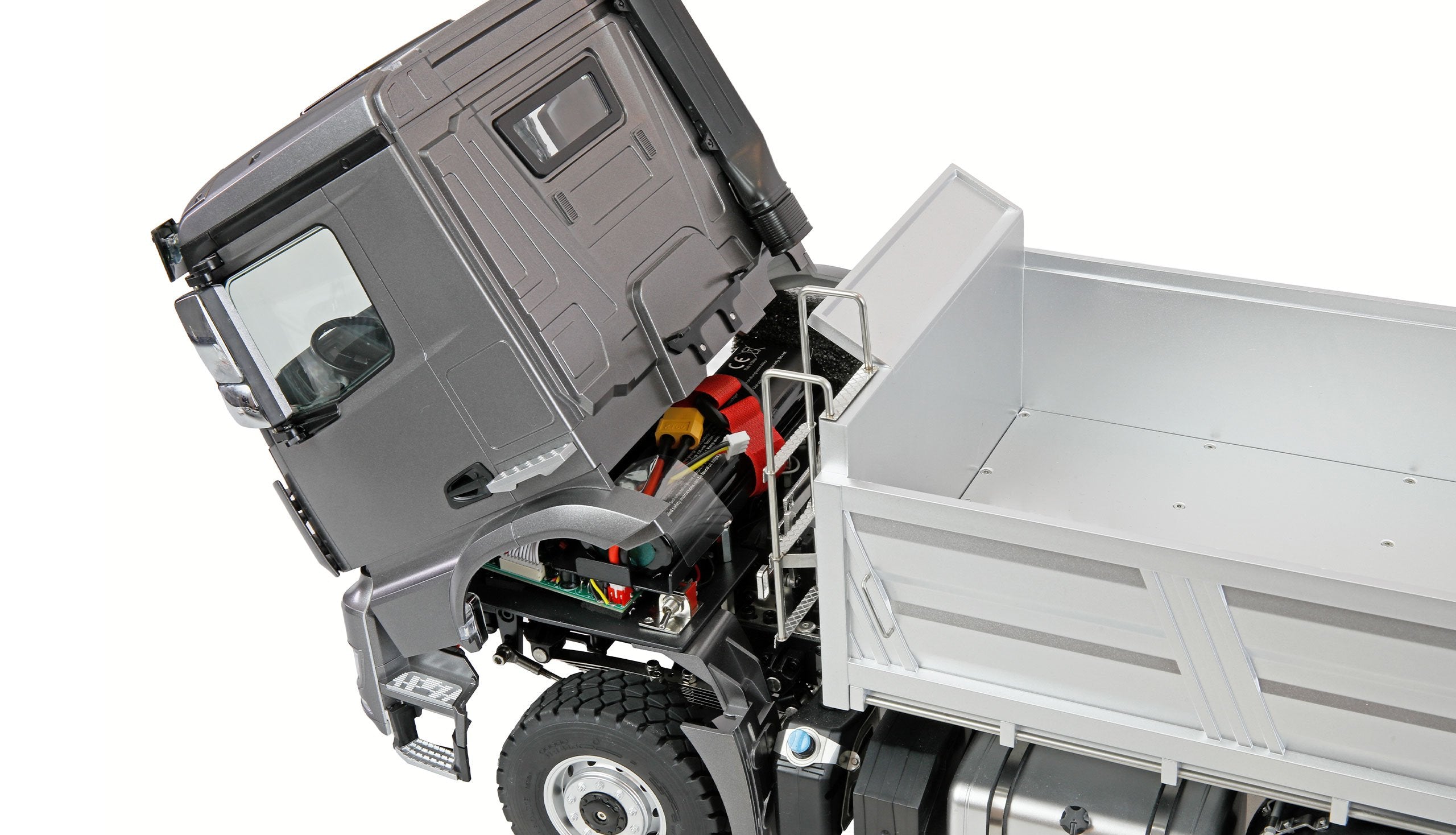 Amewi Mercedes Arocs Muldenkipper 6x6 1:14 Rtr Anthrazit 14+