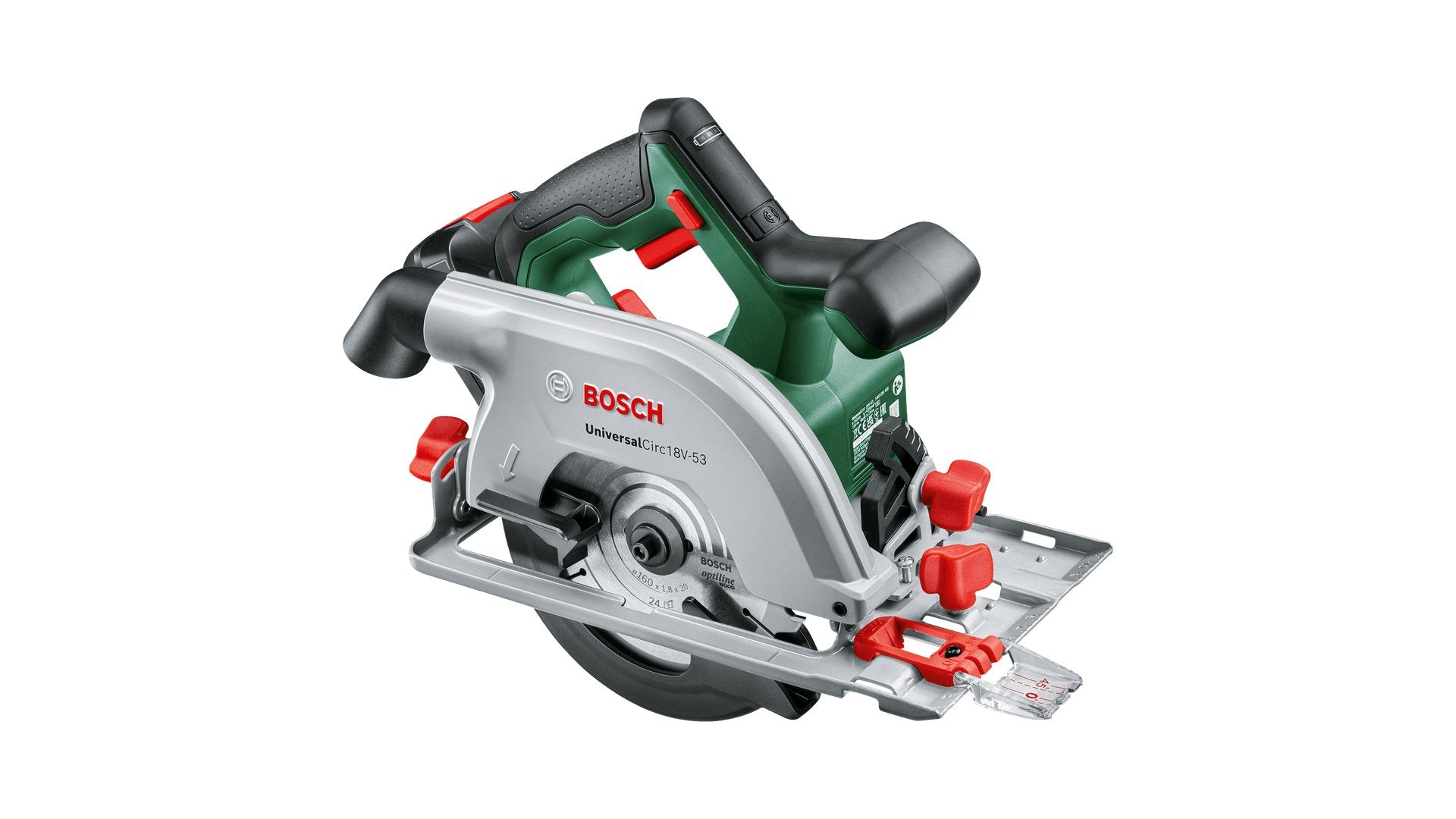 EAN 4053423243093 - Bosch Circ 18V-53 16 cm Negro, Verde 4300 RPM imagen 1