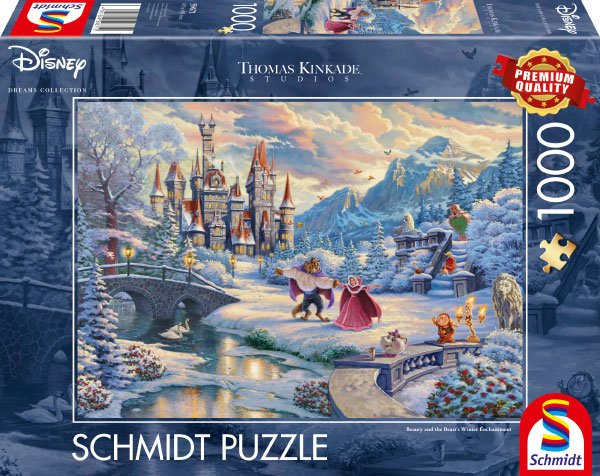 Puzzle Disney - La Bella Y La Bestia, Noche Mágica De Invierno