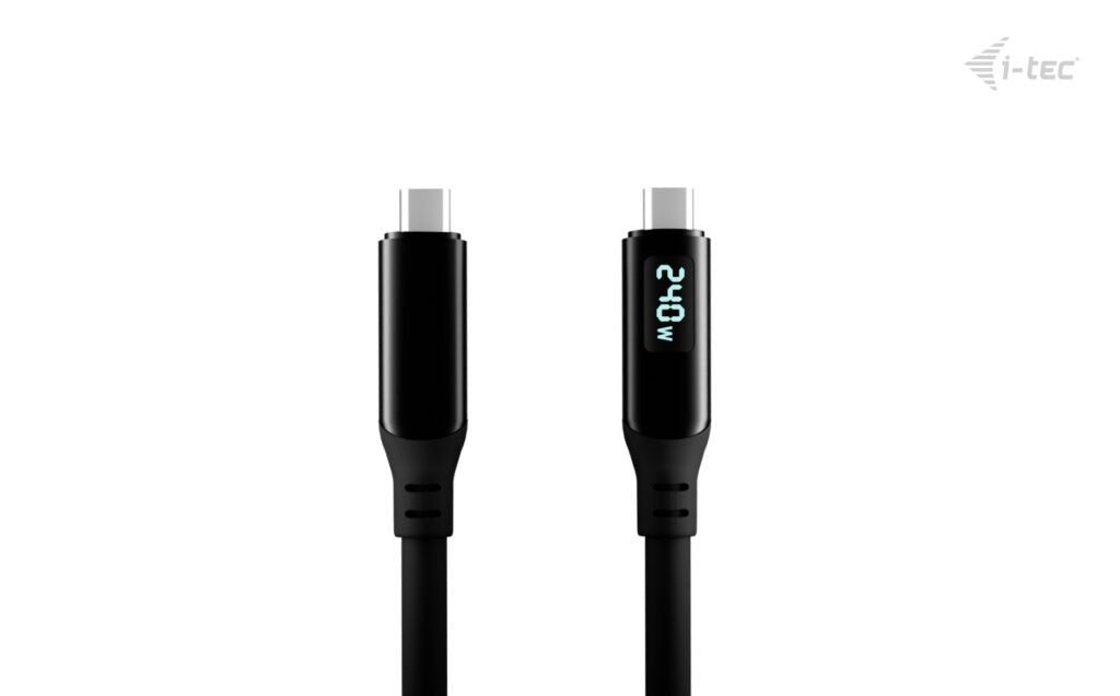 I-Tec Thunderbolt 4 Usb4 Class Pro Cable 240w With Lcd 40 Gbps 150 Cm