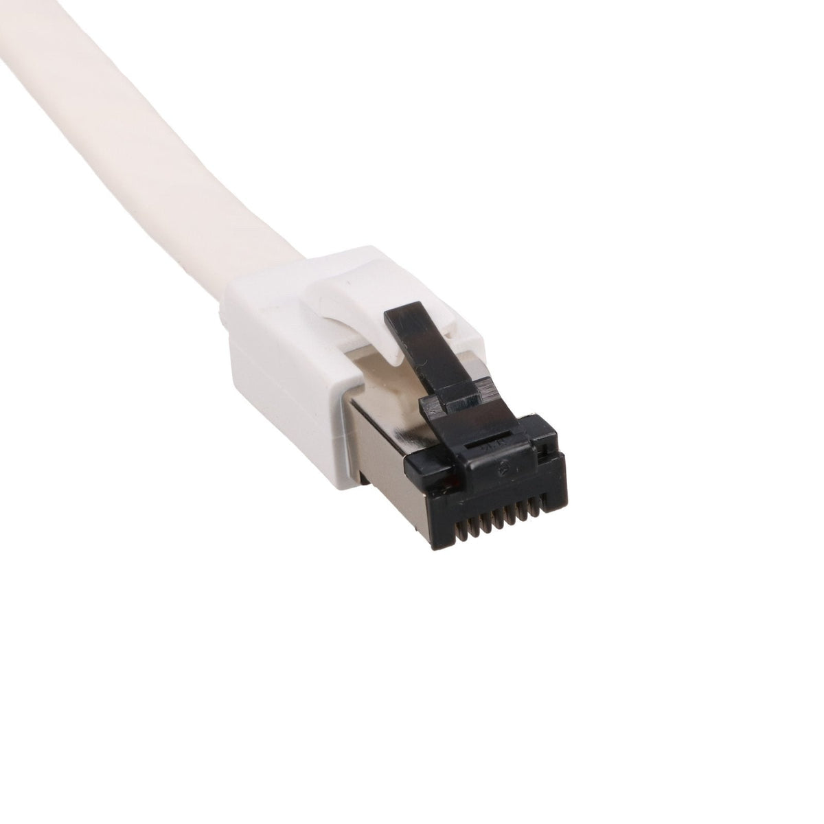 Extralink Lan Patchcord Cat.8 U Ftp 0,5m 40g Flat Shielded Foiled Twisted Pair Bare Copper White