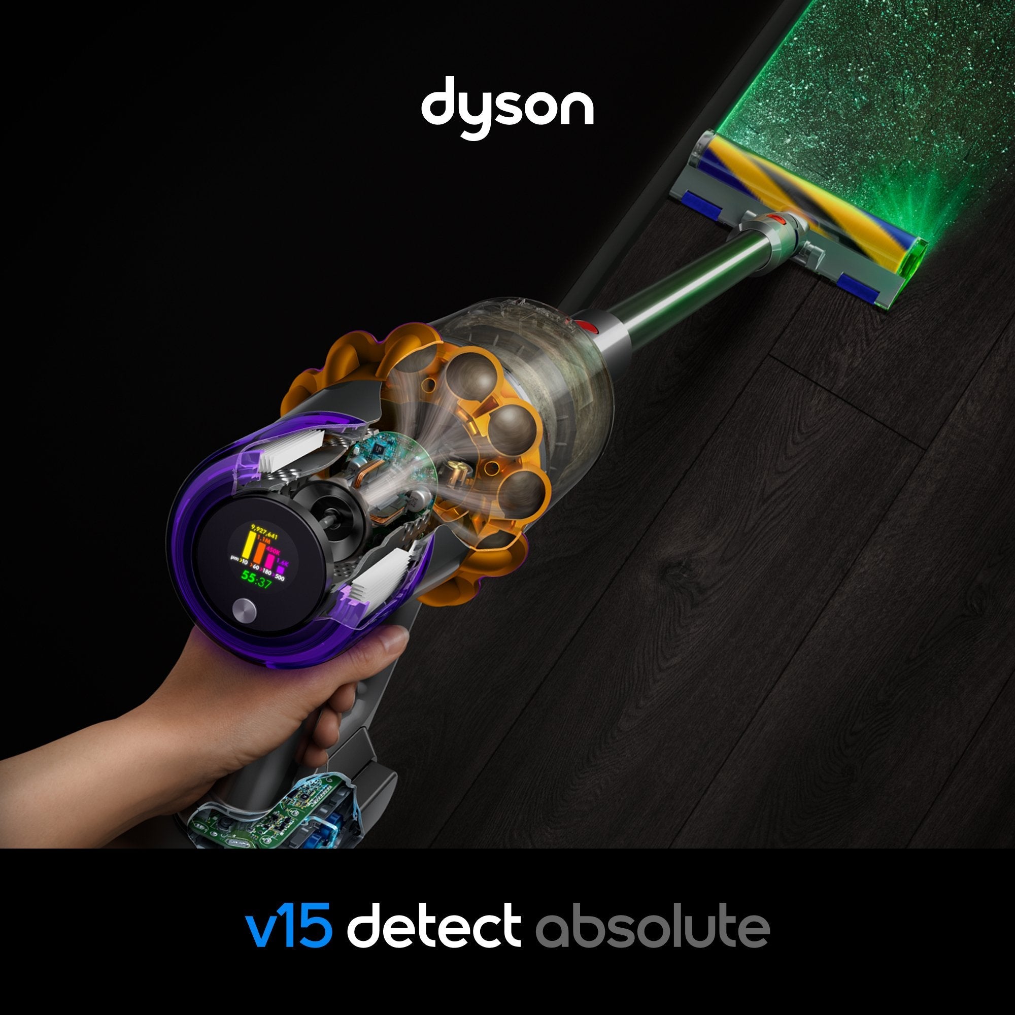 Dyson V15 Detect Absolute (2026) Akkusauger 4-AufsTze