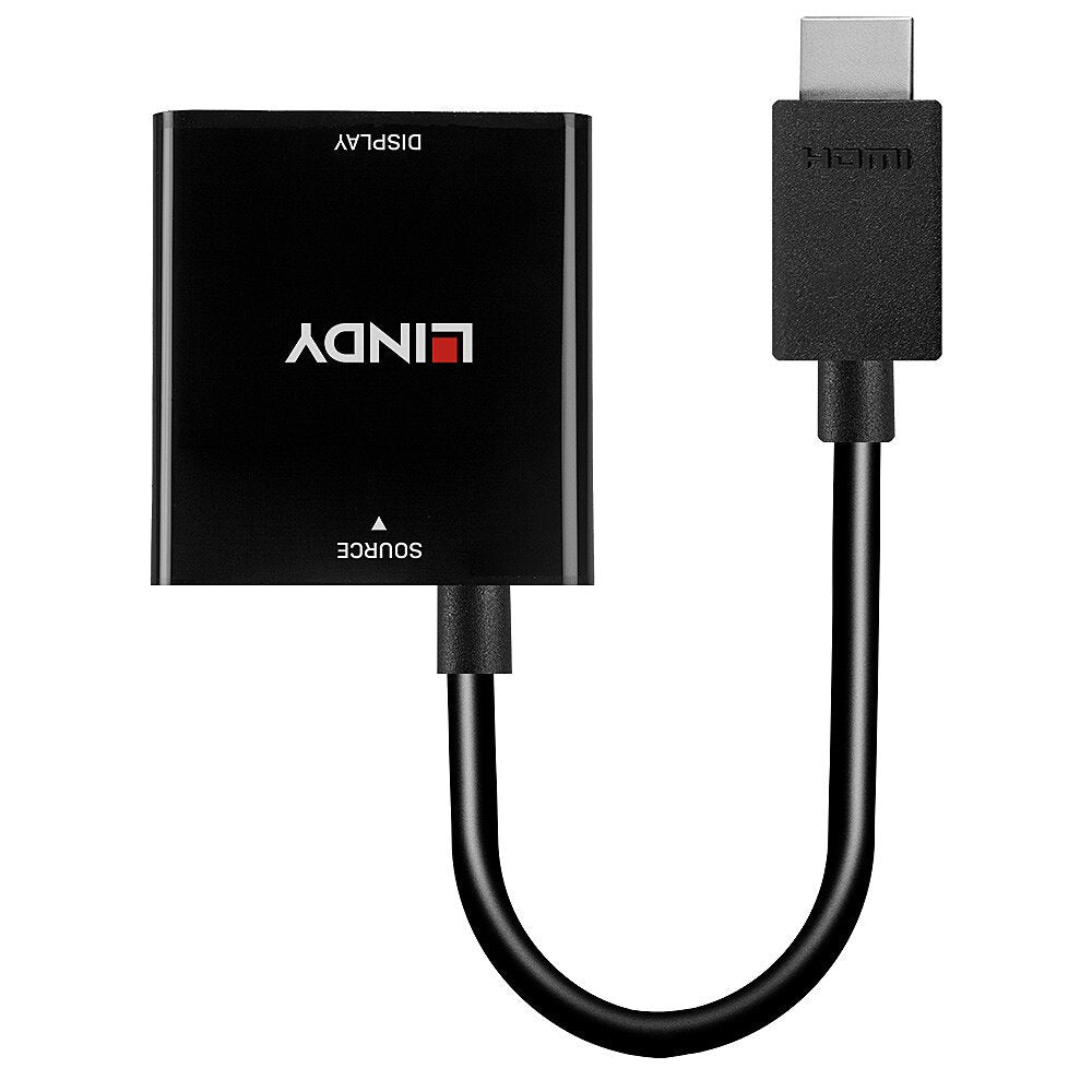 Lindy 38291 Adaptador Hdmi Tipo A (Estándar) Vga (D-Sub) Negro