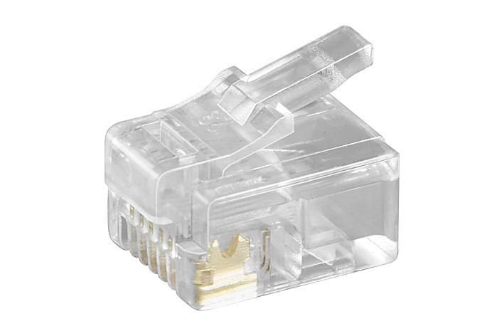 Microconnect Kon502-10r Conector Rj-12 6p6c Transparente