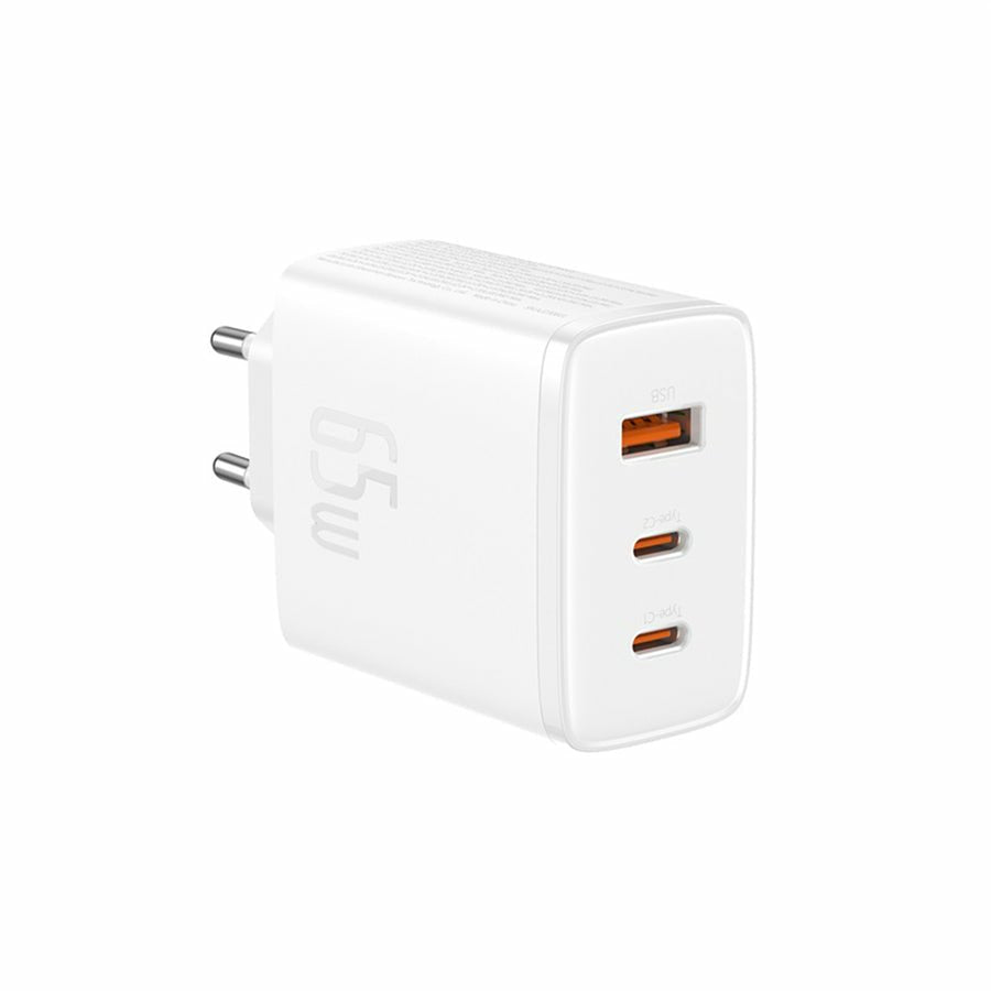 Ladowarka Sieciowa Baseus Os-Cube Pro 2xusb-C + Usb, 65w (Biala)