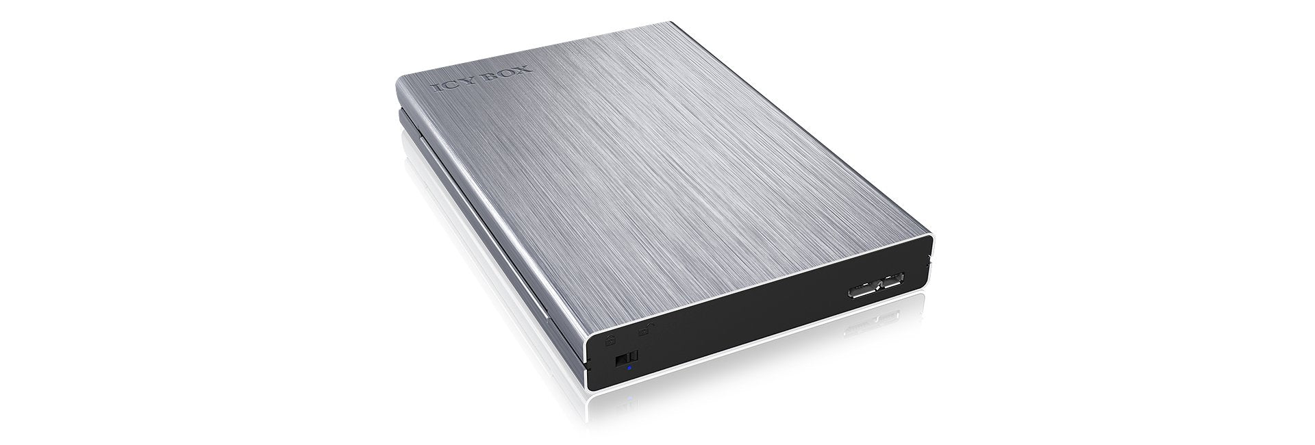 Icy Box Ib-241wp 2.5" Carcasa De Disco Duro/Ssd Antracita, Plata