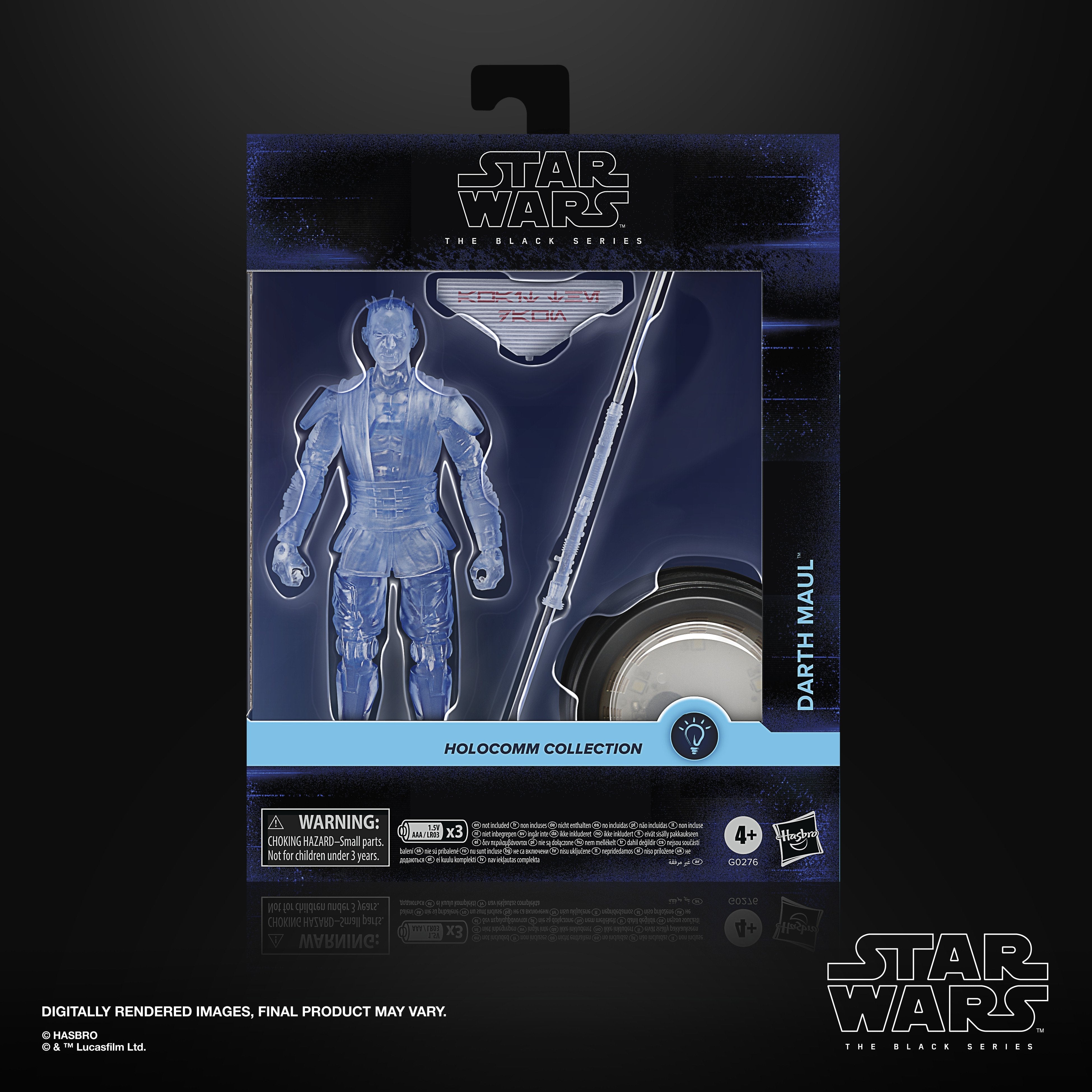 Figura Hasbro Star Wars The Black Series Holocomm Collection Darth Maul