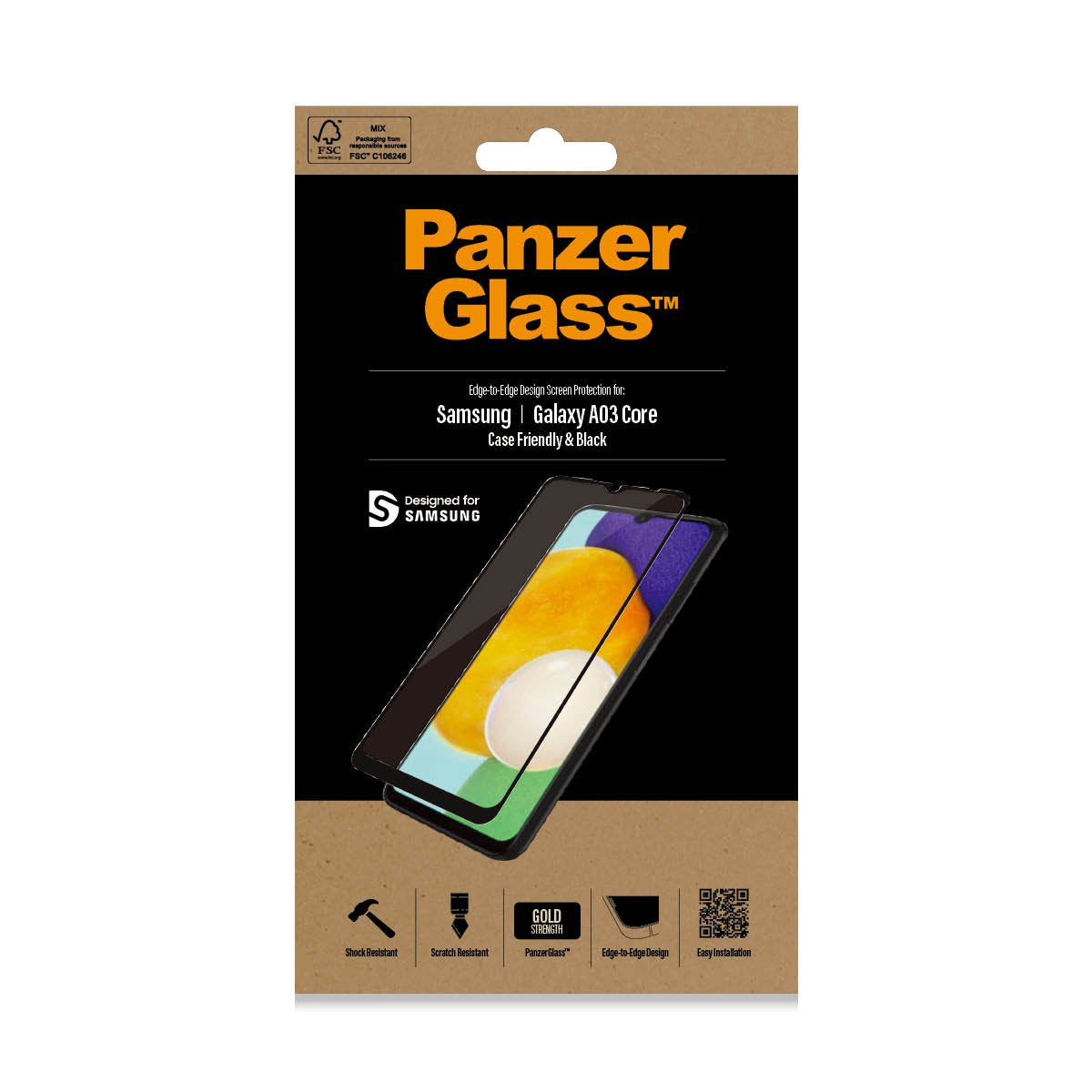 Protector Panzerglass 7283  De Pantalla O Trasero Para  Samsung - Galaxy A03 Core  Galaxy A13 5g Galaxy A04s 1 Pieza