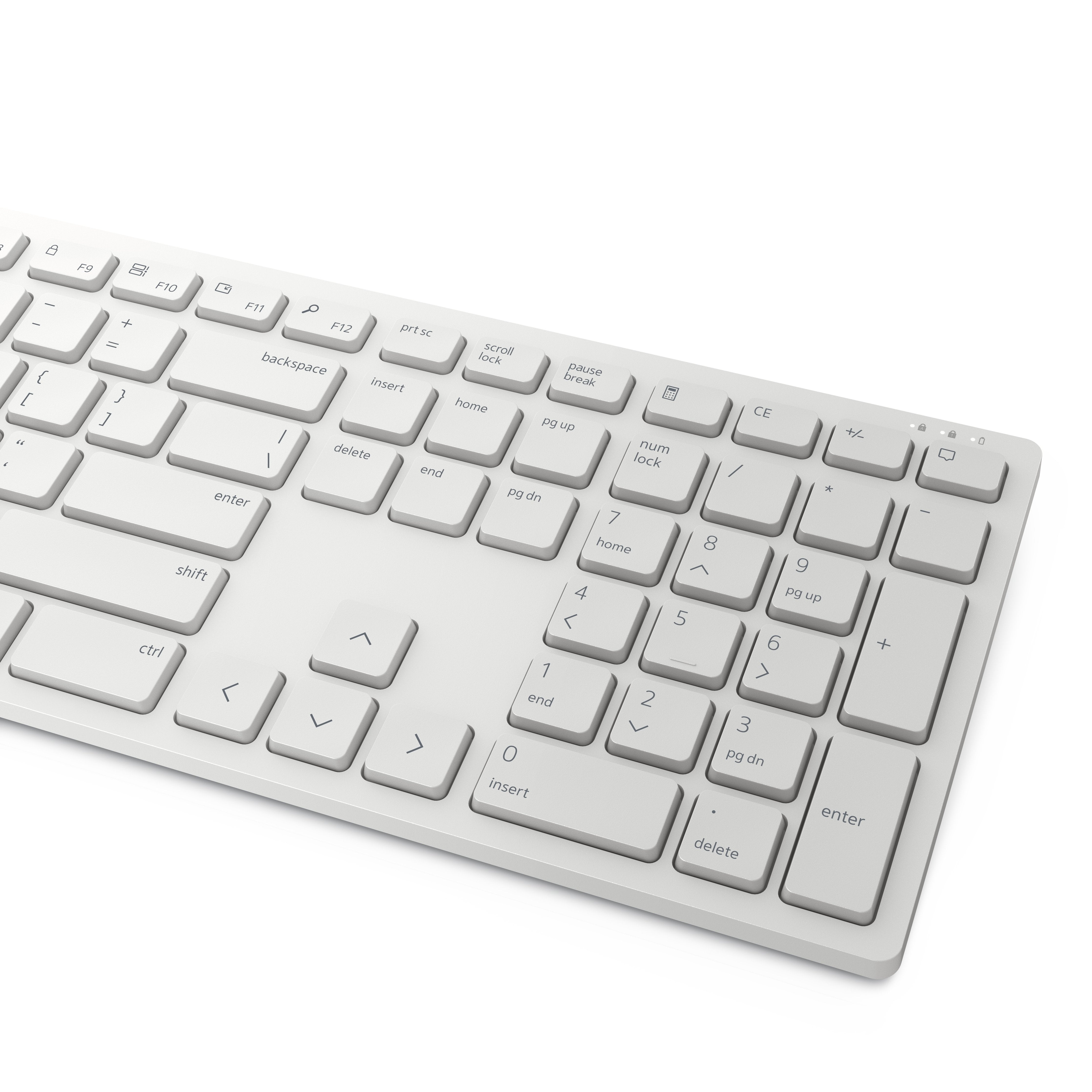 Teclado (Francés) + Raton Dell Km5221w-Wh Rf Inalámbrico Azerty Blanco