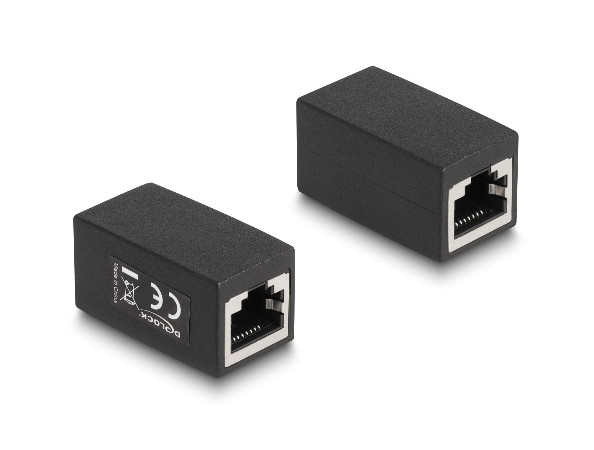 Delock 88003 Adaptador Rj45 Hembra A Rj45 Hembra Cat.6 Negro