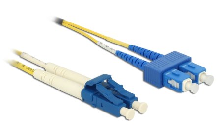 Delock Cable Lichtwellenleiter Lc Duplex Zu Sc Duplex Singlemode Os2 10 M