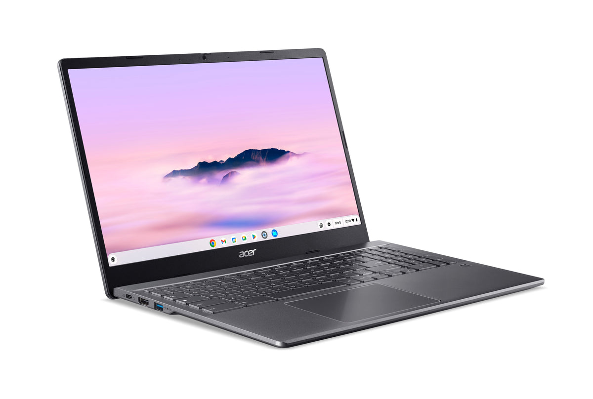 Acer Chromebook Plus 515 Cbe595-2-Tco Intel Core 5 120u / Hasta 5 Ghz Chrome Os Intel Graphics 16 Gb Ram 512 Gb Ssd Nvme 15.6" Ips 1920 X 1080 (Full Hd) Wi-Fi 6e Gris Metalizado Kbd: Español