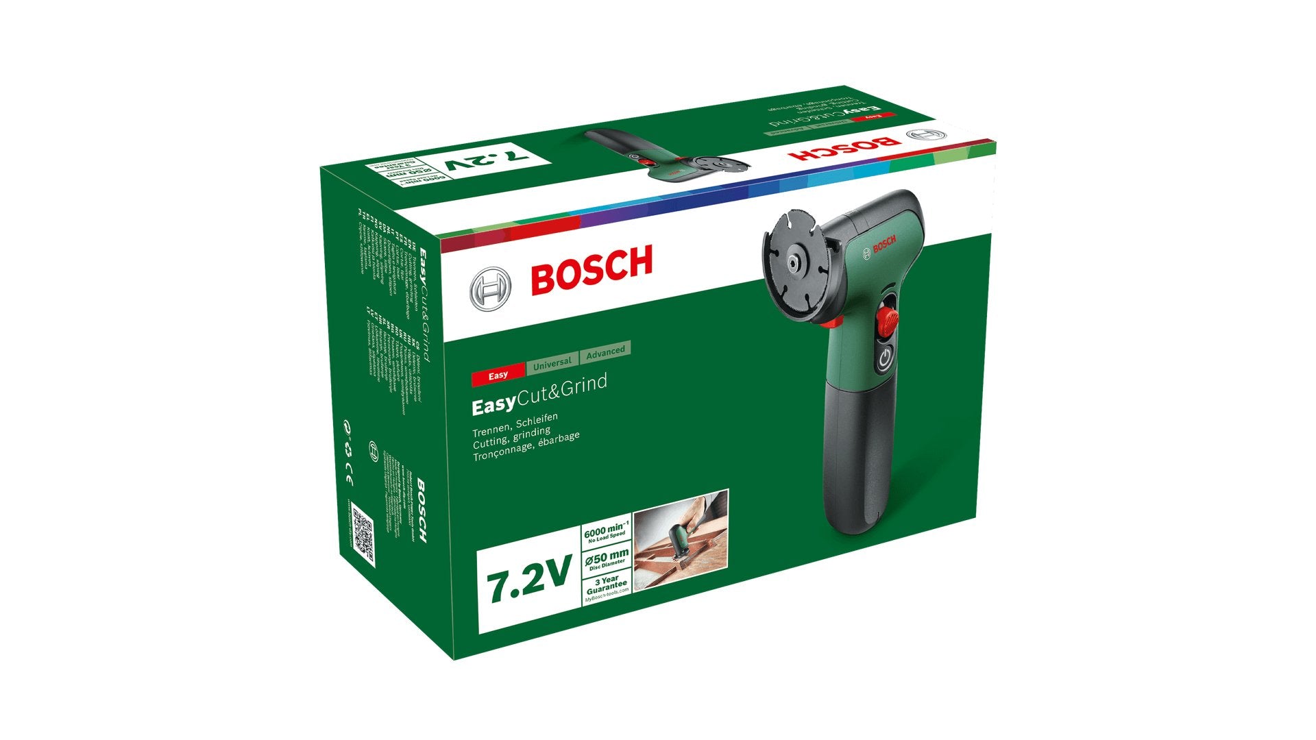 EAN 3165140990271 - Bosch Easy Cut & Grind amoladora angular 5 cm 6000 RPM 430 g imagen 3