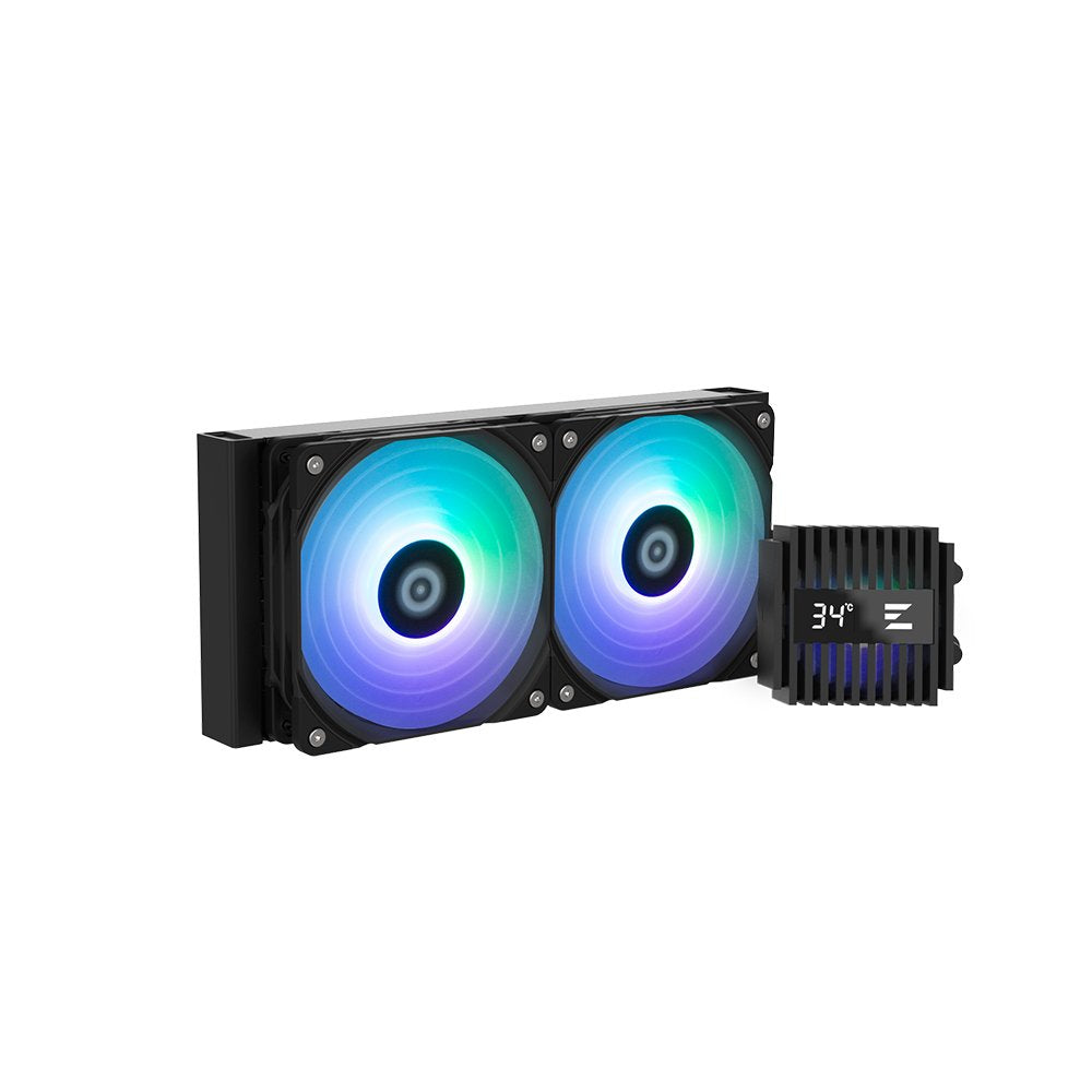 EAN 8800263651108 - Zalman Alpha2 24 ARGB Black Liquid Cooler - Dual 120mm Fan 5yr w imagen 6
