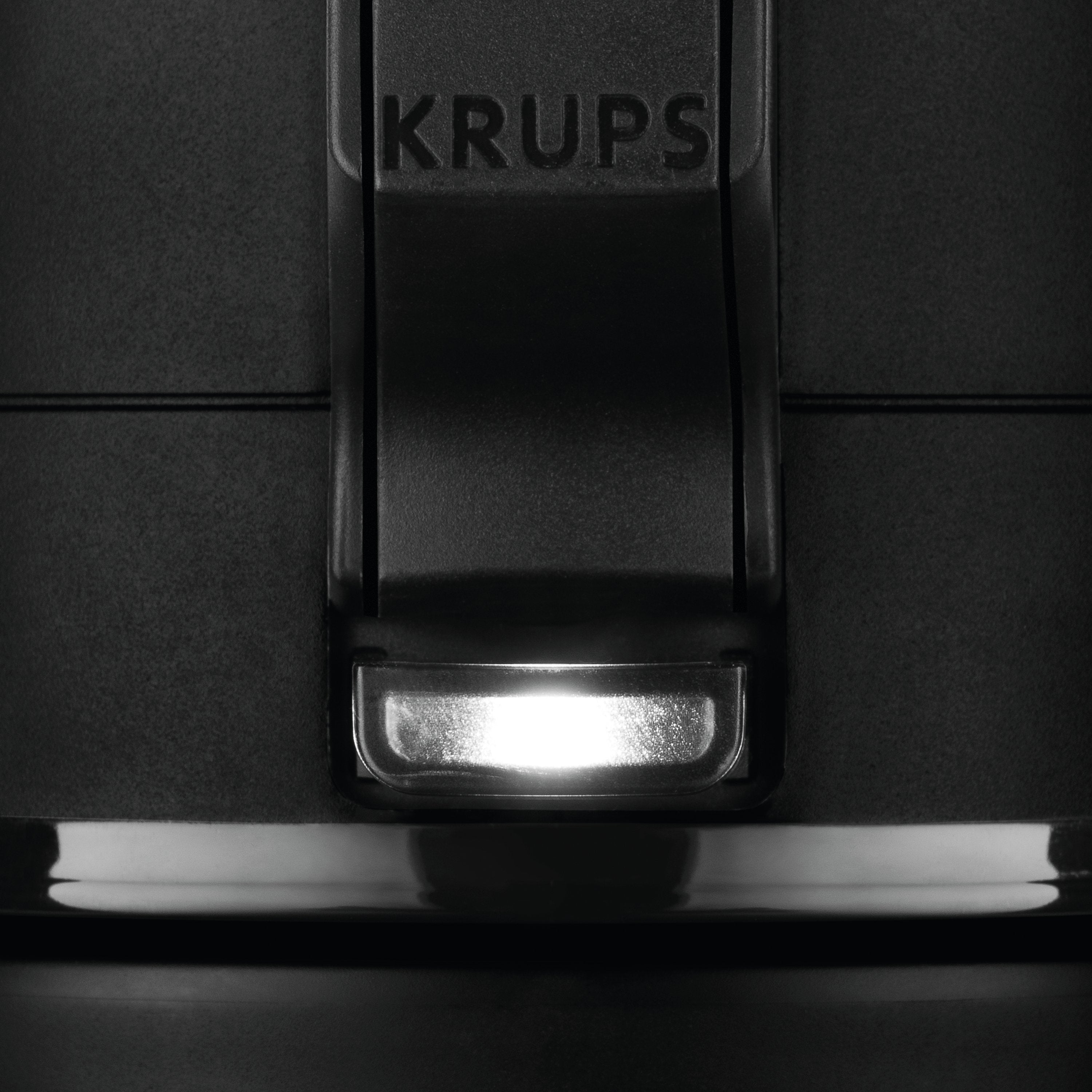 Tetera  Krups Bw2448 Eléctrica 1,6 L Negro, Hervidor De Agua Negro, 1,6 L, Negro, Plástico, Indicador De Nivel De Agua, Filtrado