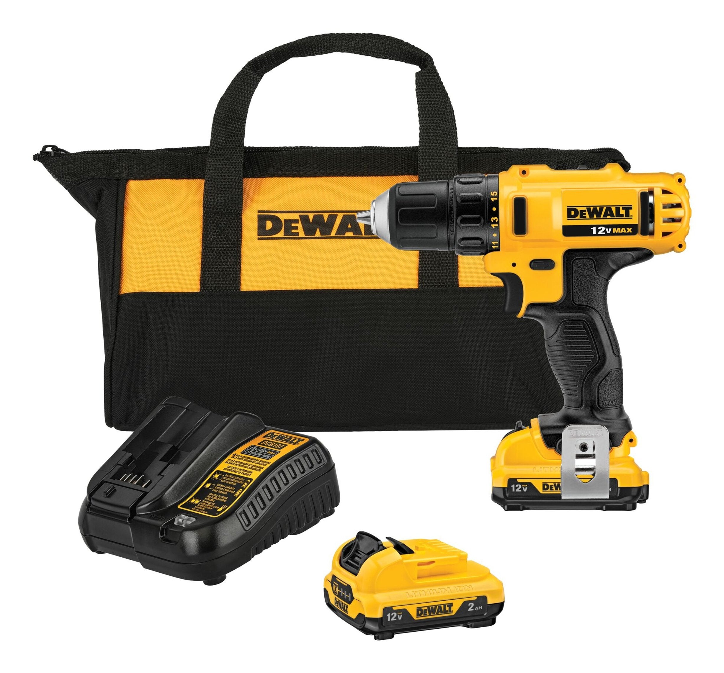 EAN 5035048453247 - DeWALT DCD710D2 Sin llave 1,1 kg Negro, Amarillo imagen 2