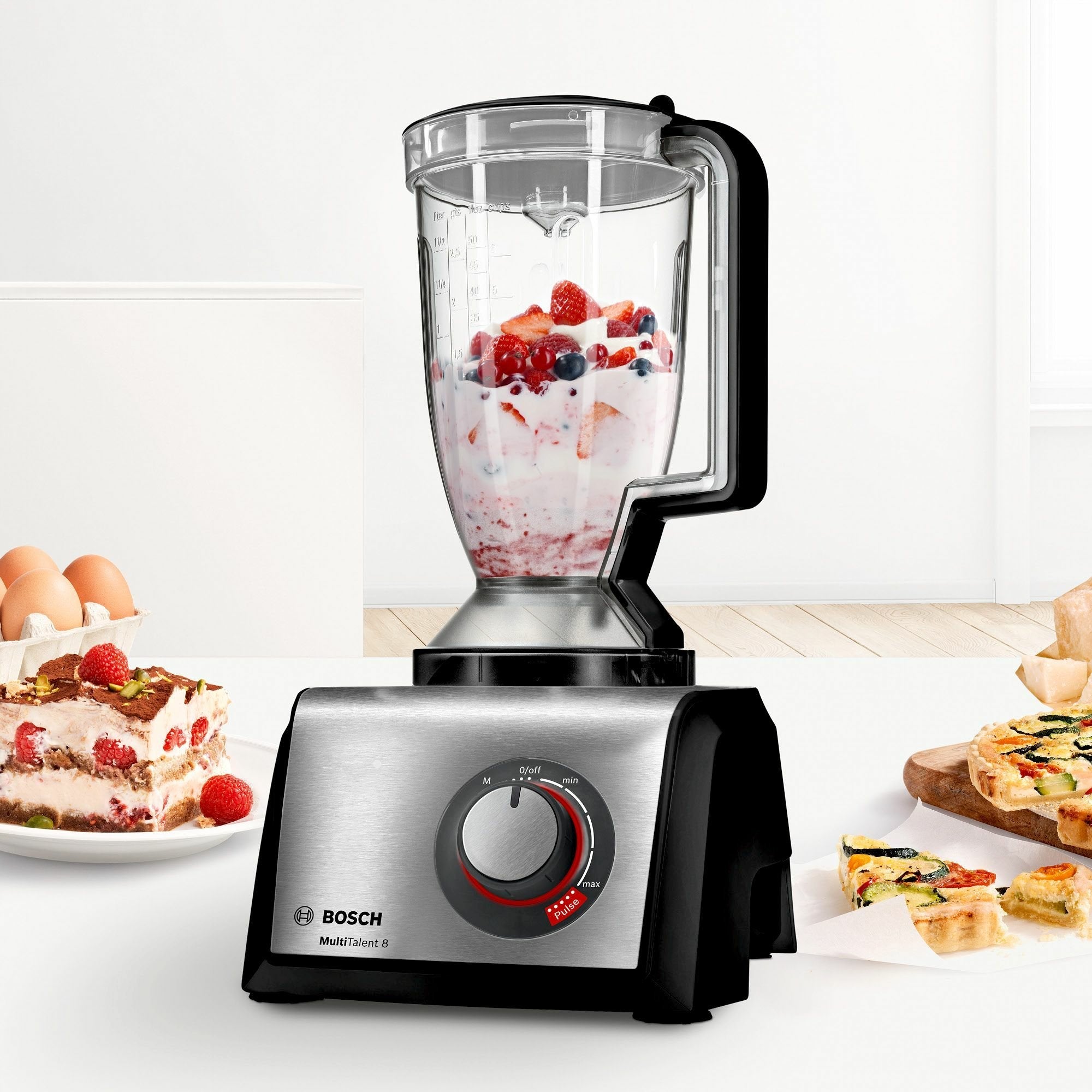 EAN 4242005109340 - Bosch MC812M844 robot de cocina 1250 W 3,9 L Negro, Acero inoxidable imagen 4