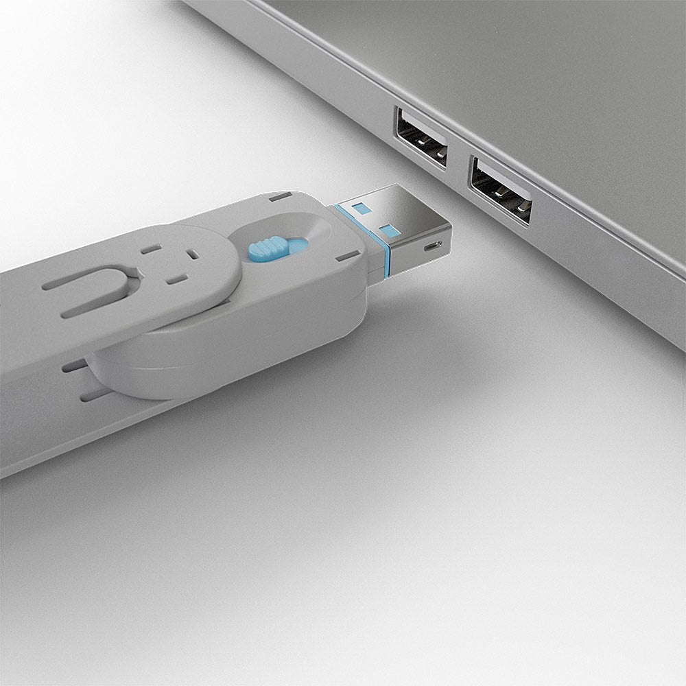 Lindy 40452 Bloqueador De Puerto Bloqueador De Puerto + Clave Usb Tipo A Azul Acrilonitrilo Butadieno Estireno (Abs) 5 Pieza(S)
