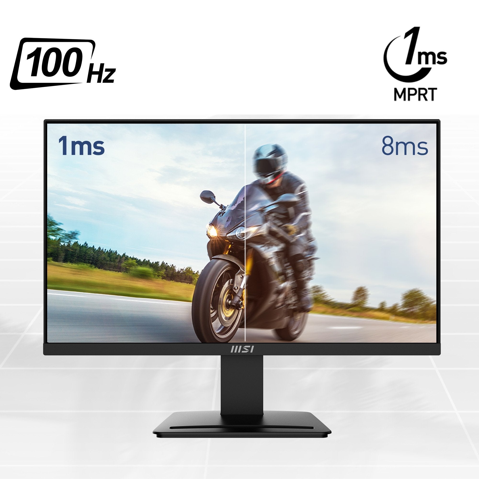 Monitor Msi Pro Mp2412 Negro 23.8" Va 100hz 4ms Hdmi D-Sub