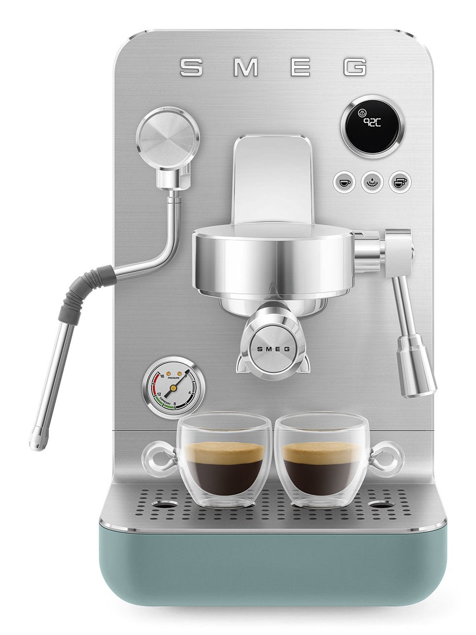 Smeg Espresso Coffee Machine Collection Emerald Green Emc02egmeu