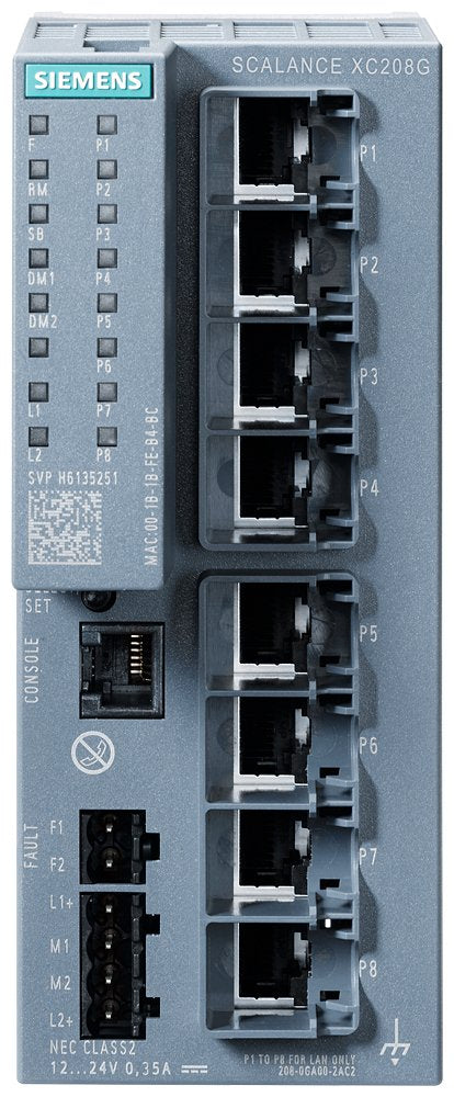 Siemens 6gk52080ga002ac2 6gk5208-0ga00-2ac2 Industrial Ethernet Switch