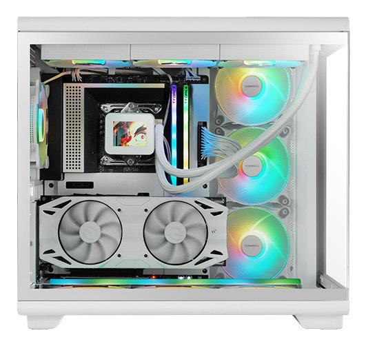 Caja Gaming Torre Mars Gaming Mc-Rev Blanca