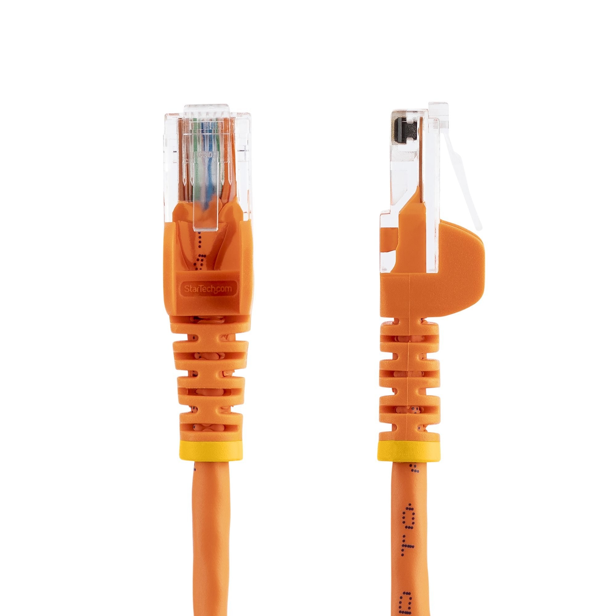 Cable Red 0.5m Naranja Cat5e   Cabl Ethernet Sin Enganche