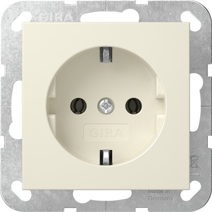 Gira System 55 Toma De Corriente Schuko Crema De Color