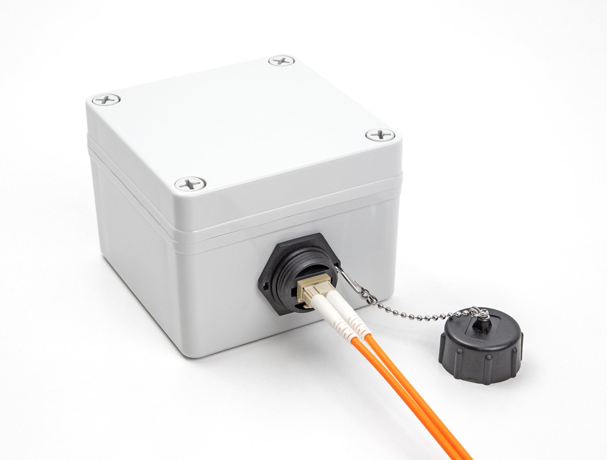 Delock 87885 Conector Empotrable De Fibra Óptica Lc Duplex A Lc Duplex Con Tapa Protectora Monomodo Ip68 Resistente Al Polvo Y Al Agua