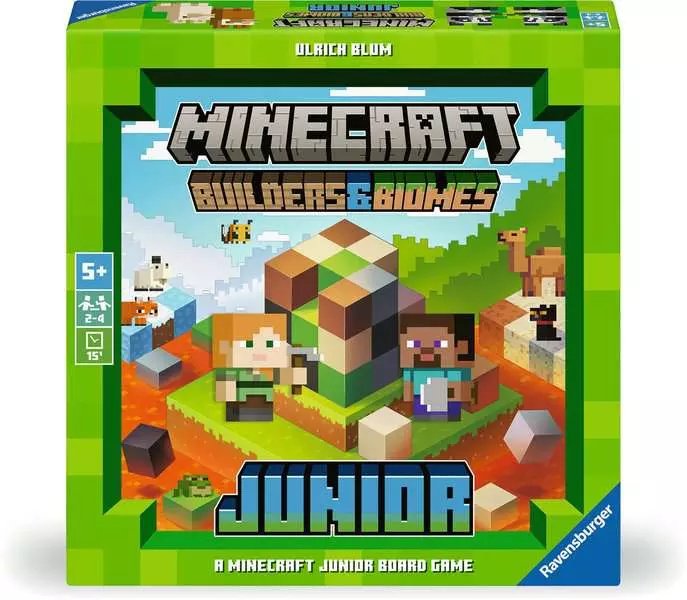 Juego De Mesa Builders &#38; Biomes Junior Minecraft