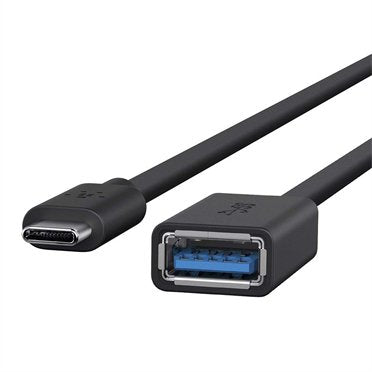Adaptador Usb 3.0 Belkin F2cu036btblk  De Usb-C A Usb-A Color Negro