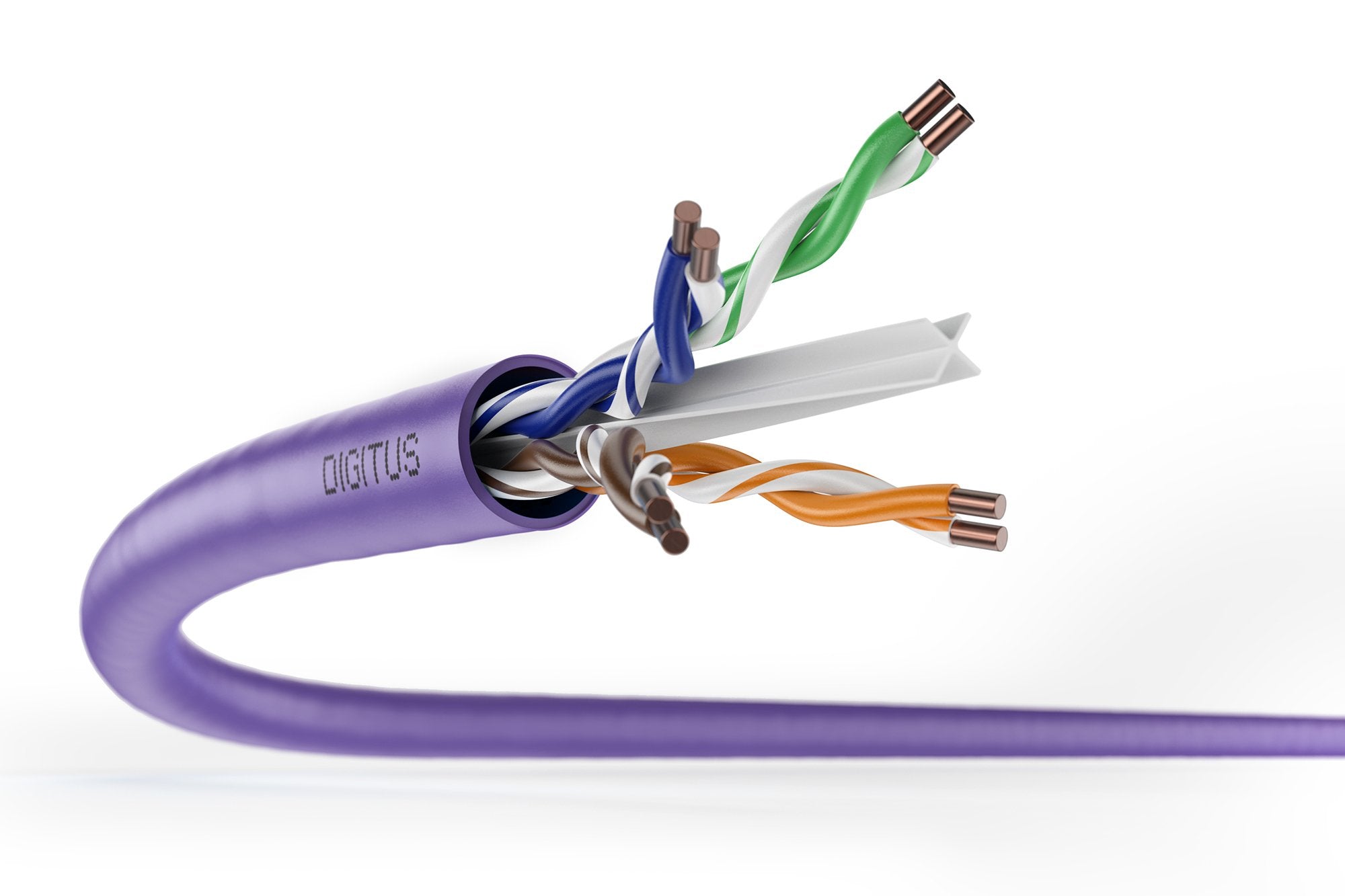 EAN 4016032441878 - Digitus DK-1614-VH-305 cable de red Violeta 305 m Cat6 U/UTP (UTP) imagen 4