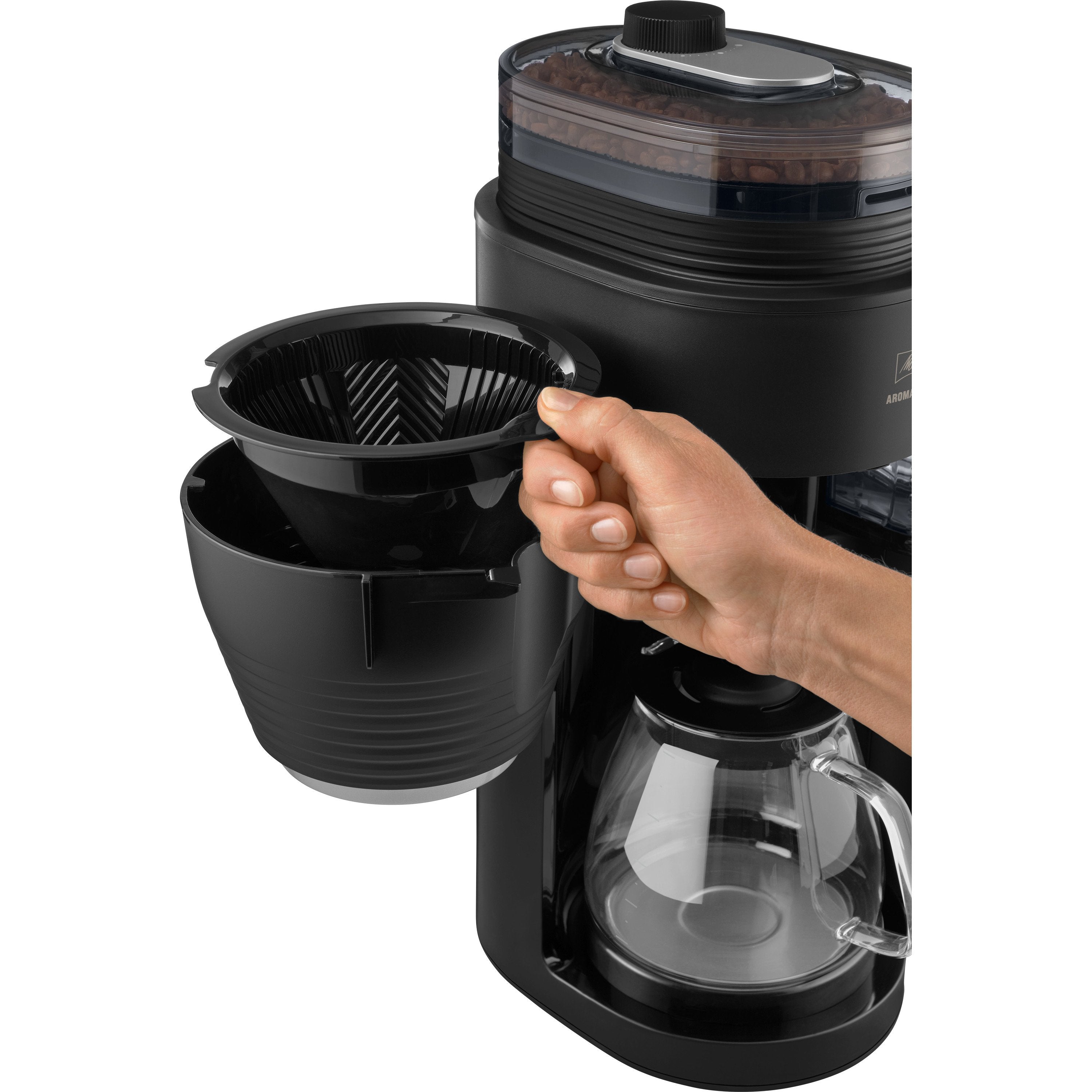 Melitta Aromafresh Glas Pro X - Schwarz/Silber