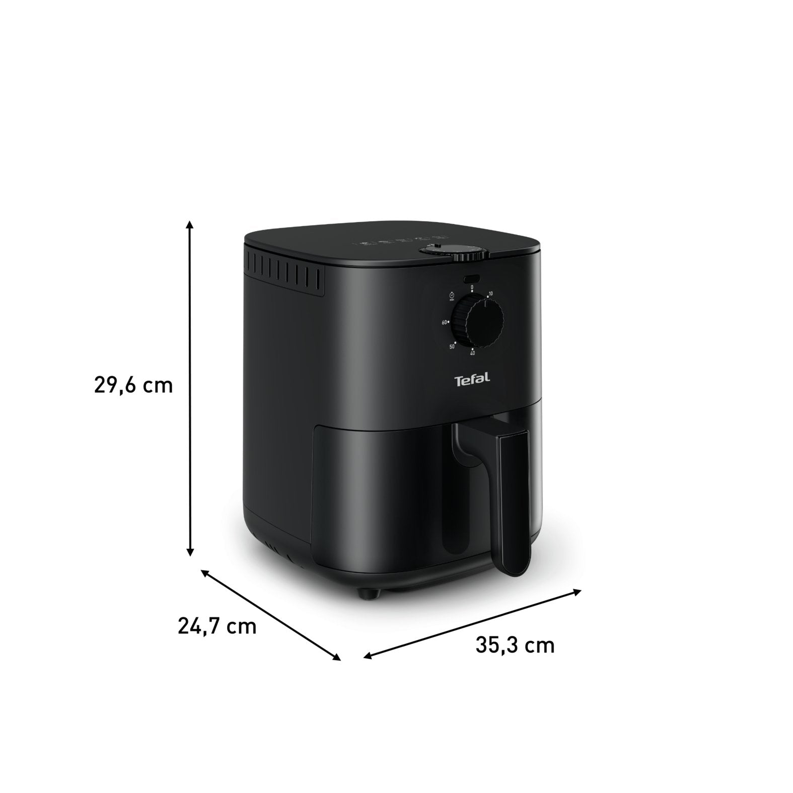 EAN 3045387248307 - Tefal Easy Fry EY1308 Sencillo 3,5 L Independiente 1030 W Freidora de aire caliente Negro imagen 7