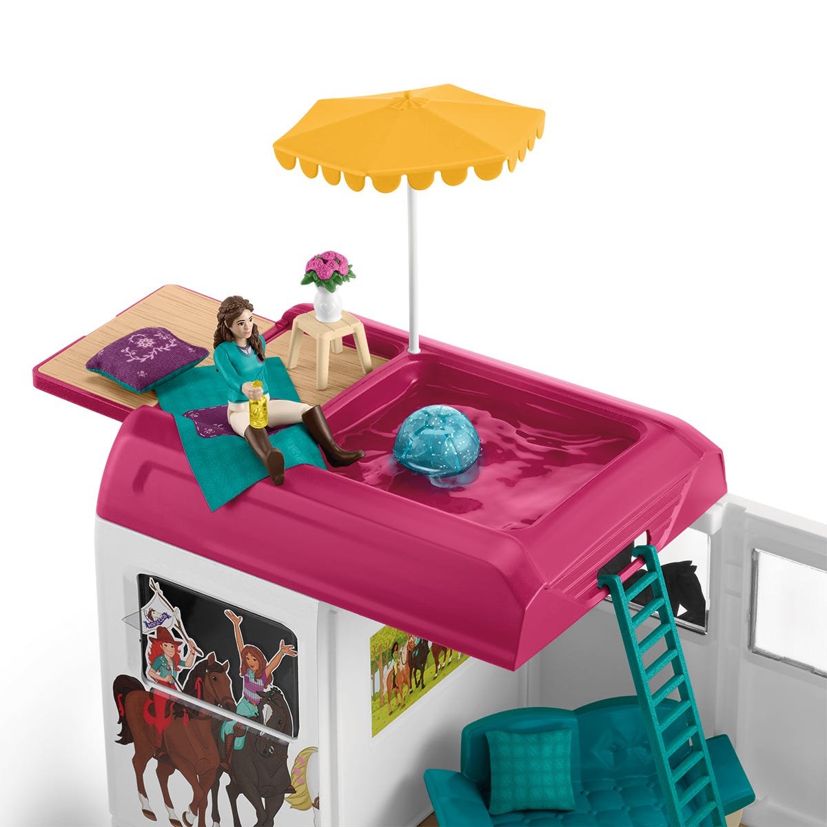 Schleich Horse Club Transportador De Caballos, Vehículo De Juguete