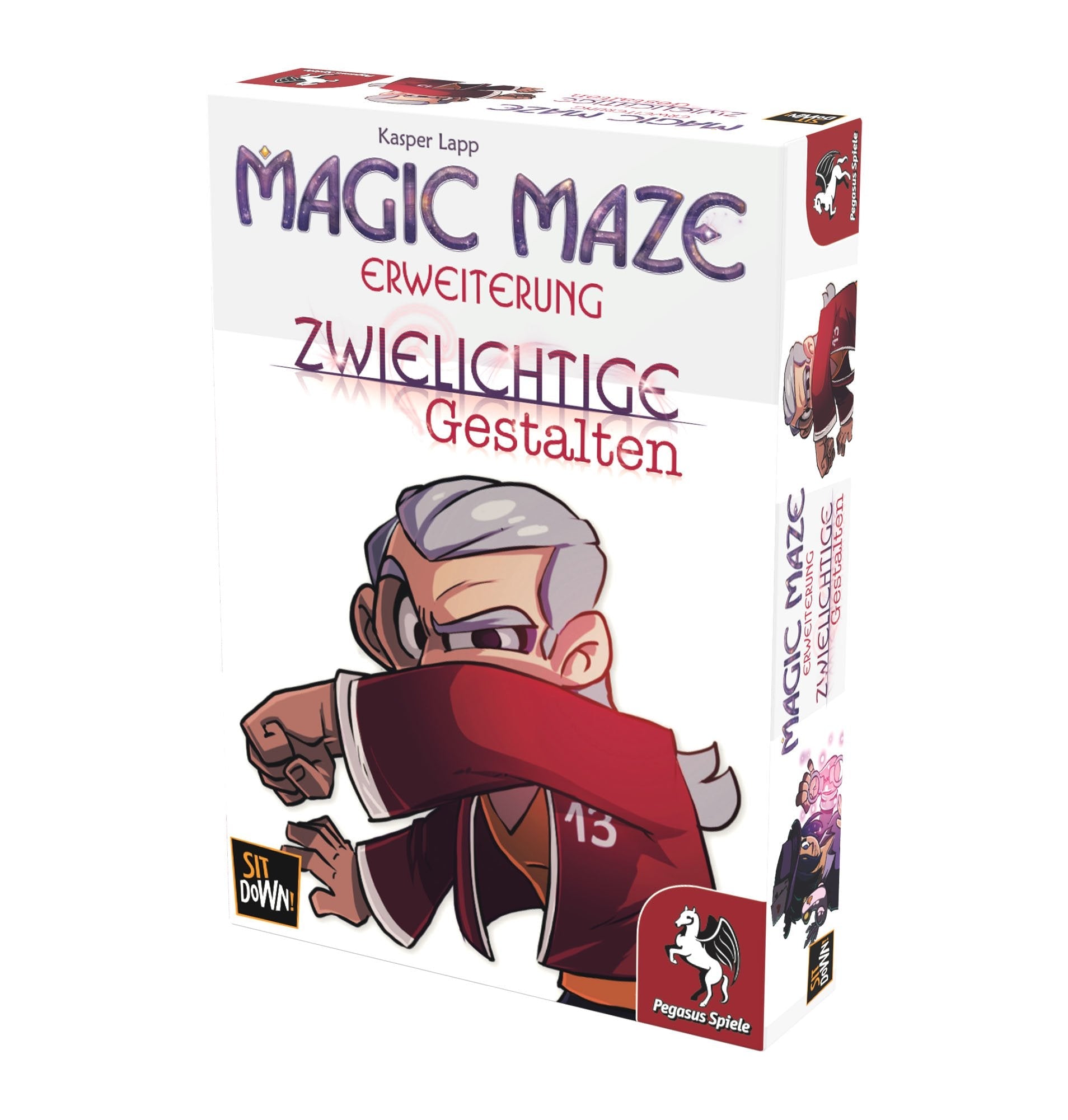 Pegasus Magic Maze: Personajes Sombríos, Expansión Del Juego De Mesa 57203g