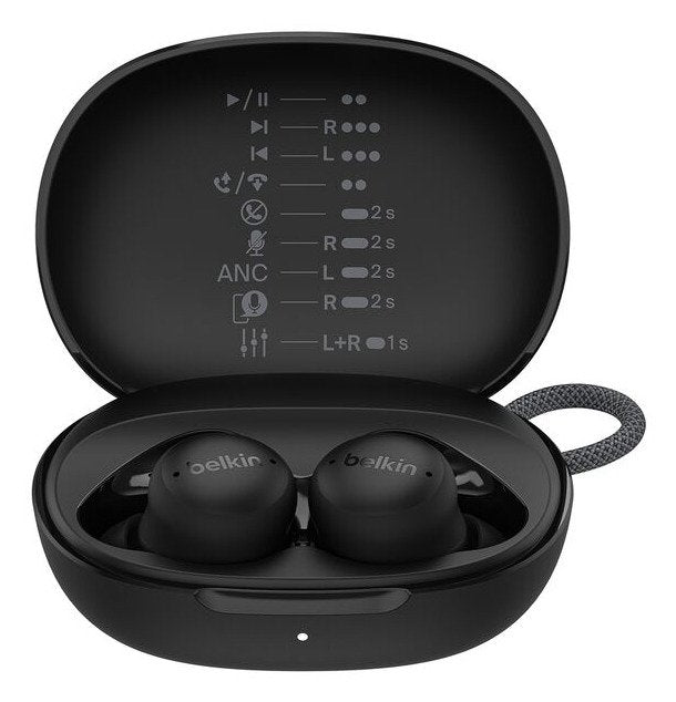 Belkin Soundform Isolate Noise Cancel. In-Ear Black Auc017hqbk